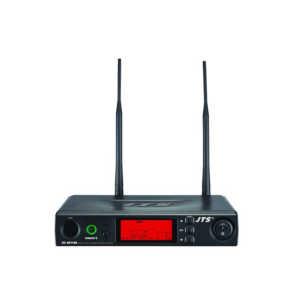 JTS RU-8011DB UHF Single Channel Wireless System with RU-G3TH Handheld Microphone