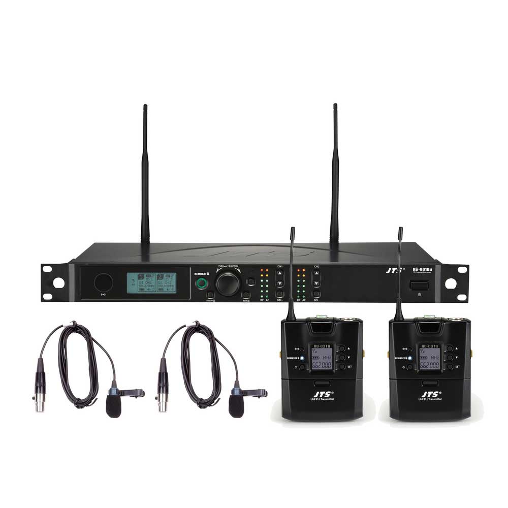 JTS RU-901G3DU + 2 x RU-G3TB – Dual Channel True Diversity UHF Bodypack Wireless System