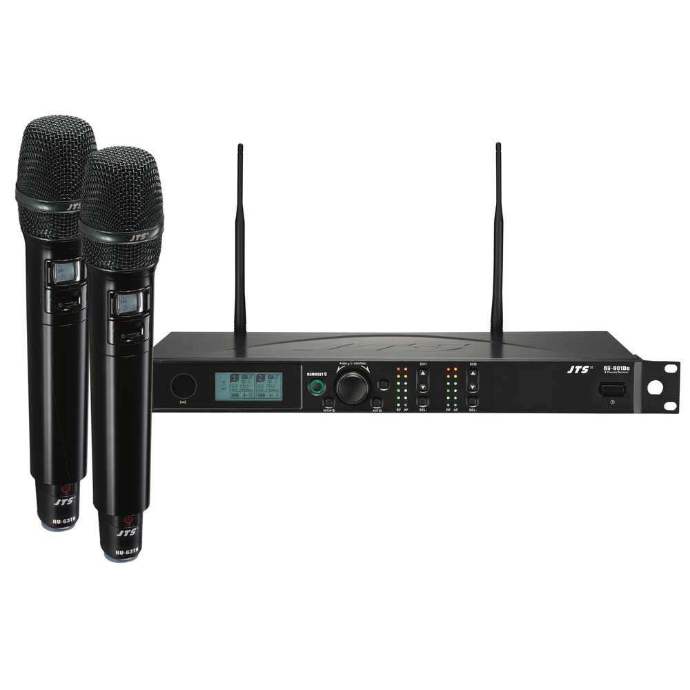 JTS RU-901G3DU Twin Handheld Wireless System – Dual True Diversity UHF