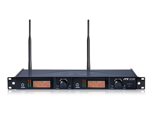 JTS Dual Handheld Wireless Microphone System – UF-20R + 2× JSS-20