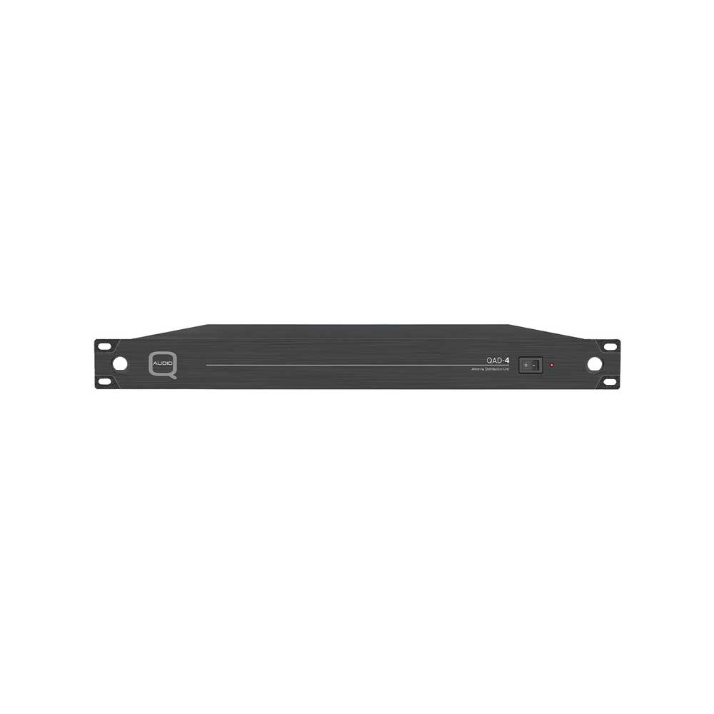 Q-Audio Quad Handheld Wireless Microphone System with Antenna Distribution