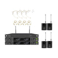 Q-Audio  Quad Headworn/Lapel Wireless Microphone System with Antenna Distribution
