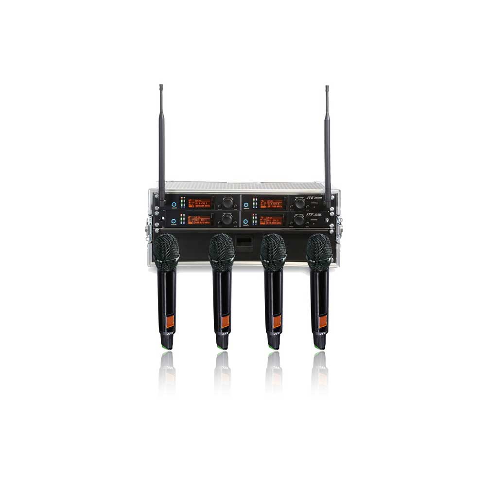 JTS UF-20 – 4 Way All Racked Up Handheld System (4 x JSS-20)