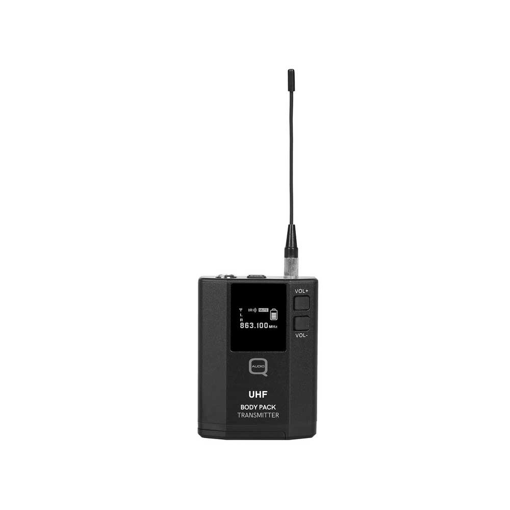 QWM 1960 V3 BP Dual Channel True Diversity UHF Beltpack Wireless System
